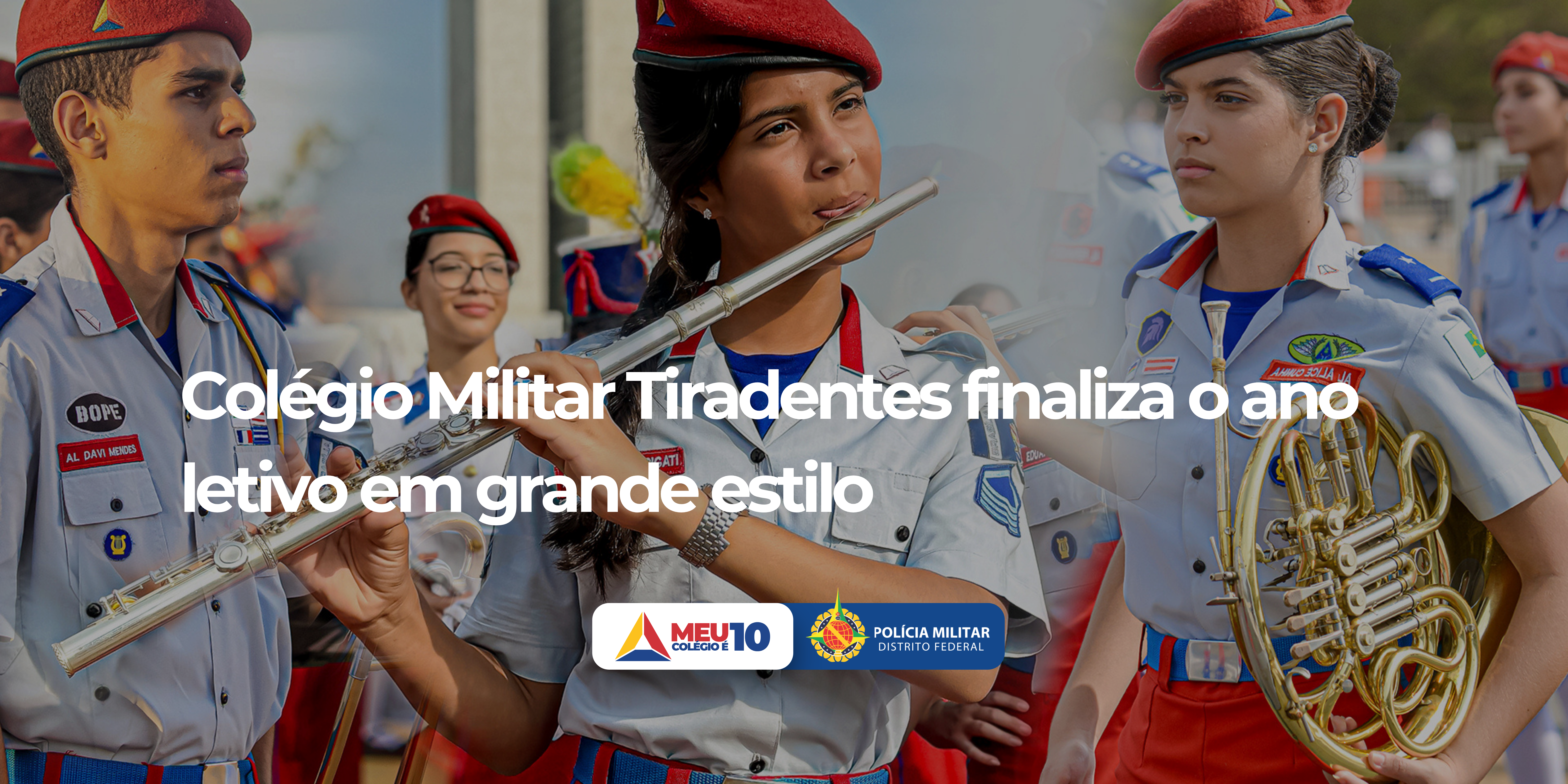 Colégio Militar Tiradentes encerra o ano letivo em grande estilo